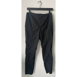 Veronica Beard Black Linen Blend Pants 6